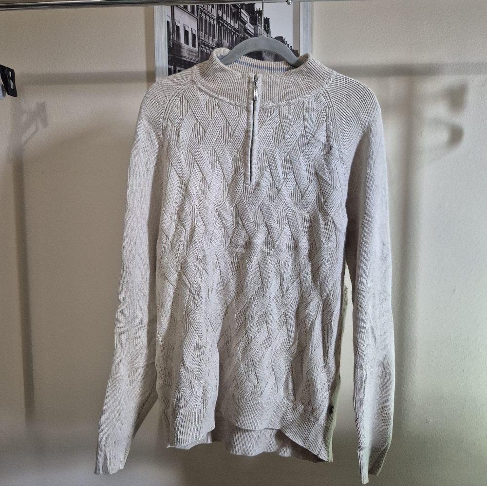 Tommy Bahama Men's Cream Sweater - Picture 1 of 8